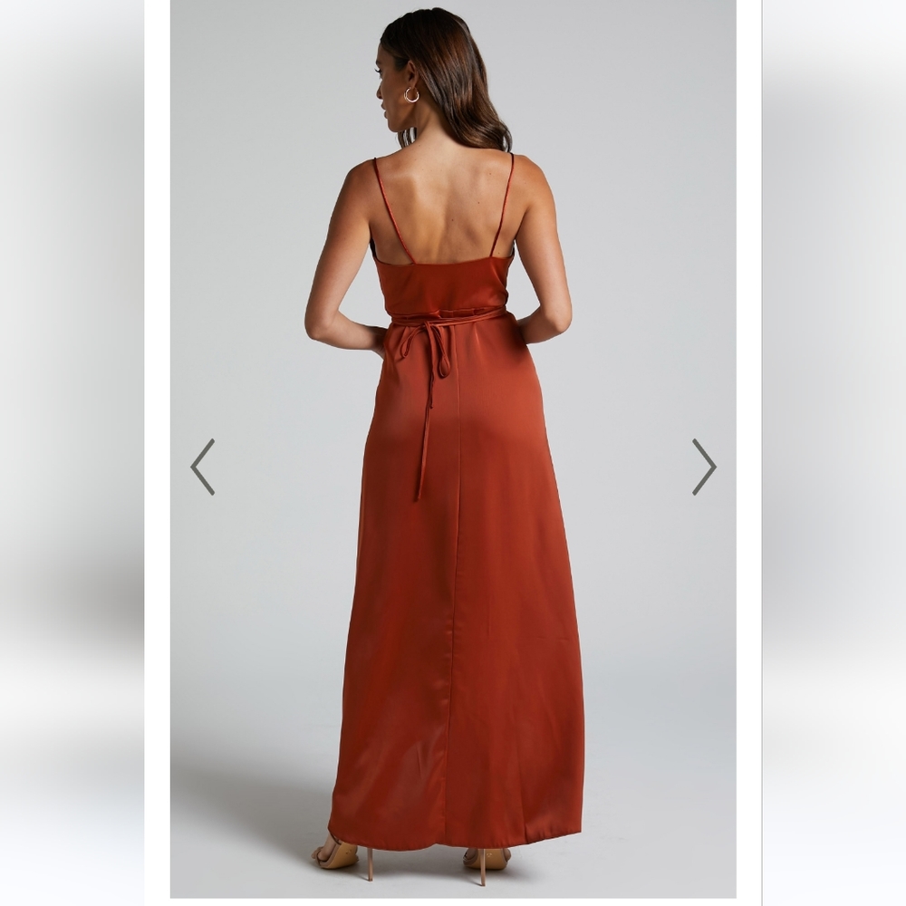 "Mine would be you" Showpo Wrap Dress, US size 0, AU 4 - Picture 4 of 9